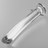 NEBULA SERIES BY IBIZA - MODEL 9 DILDO SZKLO BOROSILIKATOWE PRZEZROCZYSTE 15.5 CM -O- 2.5 CM