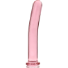 NEBULA SERIES BY IBIZA - MODEL 9 DILDO SZKLO BOROSILIKATOWE ROZOWY 15.5 CM -O- 2.5 CM