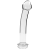 NEBULA SERIES BY IBIZA - MODEL 11 DILDO SZKLO BOROSILIKATOWE PRZEZROCZYSTE 16 CM -O- 3 CM