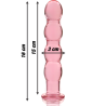NEBULA SERIES BY IBIZA - MODEL 10 DILDO SZKLO BOROSILIKATOWE ROZOWY 16.5 CM -O- 3.5 CM
