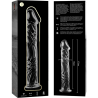 NEBULA SERIES BY IBIZA - MODELL 12 DILDO BOROSILIKATGLAS KLAR 17 CM -O- 3.5 CM