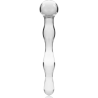 NEBULA SERIES BY IBIZA - MODEL 13 DILDO SZKLO BOROSILIKATOWE PRZEZROCZYSTE 18 CM -O- 3.5 CM