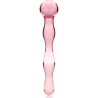 NEBULA SERIES BY IBIZA - MODEL 13 DILDO BOROSILICATE GLASS PINK 18 CM -O- 3.5 CM