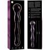 NEBULA SERIES BY IBIZA - MODEL 13 DILDO BOROSILICATE GLASS PINK 18 CM -O- 3.5 CM