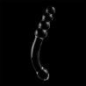 NEBULA SERIES BY IBIZA - MODEL 14 DILDO SZKLO BOROSILIKATOWE PRZEZROCZYSTE 18.5 CM -O- 3 CM