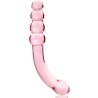 NEBULA SERIES BY IBIZA - MODEL 14 DILDO SZKLO BOROSILIKATOWE ROZOWY 18.5 CM -O- 3 CM