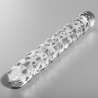 NEBULA SERIES BY IBIZA - MODEL 15 DILDO SZKLO BOROSILIKATOWE PRZEZROCZYSTE 18.5 CM -O- 3 CM