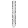 NEBULA SERIES BY IBIZA - MODEL 15 DILDO SZKLO BOROSILIKATOWE PRZEZROCZYSTE 18.5 CM -O- 3 CM
