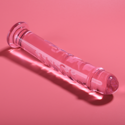NEBULA SERIES BY IBIZA - MODEL 16 DILDO SZKLO BOROSILIKATOWE ROZOWY 18.5 CM -O- 3 CM