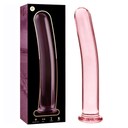 NEBULA SERIES BY IBIZA - MODEL 17 DILDO SZKLO BOROSILIKATOWE ROZOWY 18.5 CM -O- 3 CM