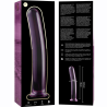 NEBULA SERIES BY IBIZA - MODEL 17 DILDO BOROSILICATE GLASS PINK 18.5 CM -O- 3 CM