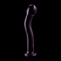 NEBULA SERIES BY IBIZA - MODEL 18 DILDO SZKLO BOROSILIKATOWE ROZOWY 18.5 CM -O- 3.5 CM