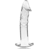 NEBULA SERIES BY IBIZA - MODEL 19 DILDO SZKLO BOROSILIKATOWE PRZEZROCZYSTE 18.5 CM -O- 4 CM