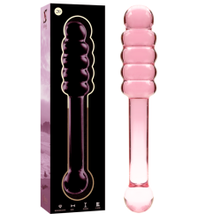 NEBULA SERIES BY IBIZA - MODEL 20 DILDO SZKLO BOROSILIKATOWE ROZOWY 20.5 CM -O- 3 CM