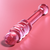 NEBULA SERIES BY IBIZA - MODEL 20 DILDO SZKLO BOROSILIKATOWE ROZOWY 20.5 CM -O- 3 CM