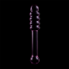NEBULA SERIES BY IBIZA - MODEL 20 DILDO BOROSILICATE GLASS PINK 20.5 CM -O- 3 CM