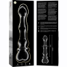 NEBULA SERIES BY IBIZA - MODEL 21 DILDO SZKLO BOROSILIKATOWE PRZEZROCZYSTE 20.5 CM -O- 3.5 CM