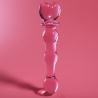 NEBULA SERIES BY IBIZA - MODEL 21 DILDO SZKLO BOROSILIKATOWE ROZOWY 20.5 CM -O- 3.5 CM