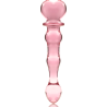 NEBULA SERIES BY IBIZA - MODEL 21 DILDO BOROSILICATE GLASS PINK 20.5 CM -O- 3.5 CM
