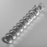 NEBULA SERIES BY IBIZA - MODEL 22 DILDO SZKLO BOROSILIKATOWE PRZEZROCZYSTE 21.5 CM -O- 2.5 CM