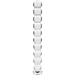 NEBULA SERIES BY IBIZA - MODEL 22 DILDO SZKLO BOROSILIKATOWE PRZEZROCZYSTE 21.5 CM -O- 2.5 CM
