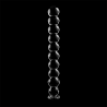 NEBULA SERIES BY IBIZA - MODEL 22 DILDO SZKLO BOROSILIKATOWE PRZEZROCZYSTE 21.5 CM -O- 2.5 CM