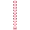 NEBULA SERIES BY IBIZA - MODELO 22 DILDO VIDRO BOROSILICADO ROSA 21.5 CM -O- 2.5 CM