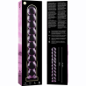 NEBULA SERIES BY IBIZA - MODEL 22 DILDO BOROSILICATE GLASS PINK 21.5 CM -O- 2.5 CM