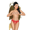 PENTHOUSE - NAUGHTY VALENTINE STRINGI CZERWONE L/XL