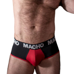 MACHO - MS26N SLIP CZARNO/CZERWONY M