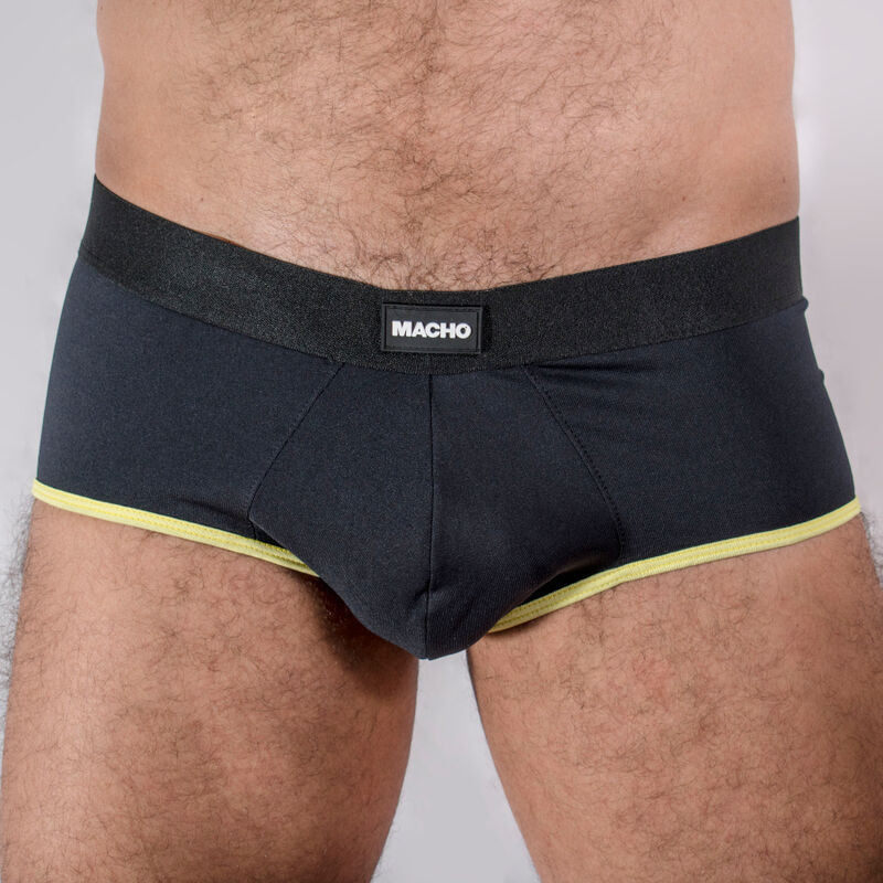 MACHO - MS24A BRIEF UNDERPANTS DARK YELLOW L MACHO - MS24A BRIEF UNDERPANTS DARK YELLOW L