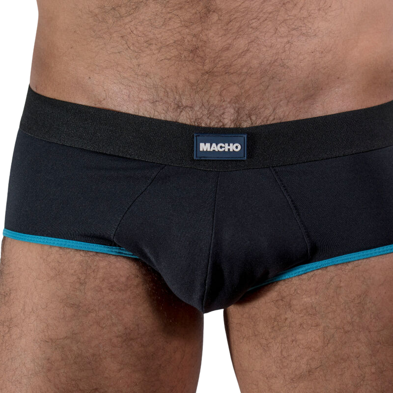 MACHO - MS24B BRIEF UNDERPANTS DARK BLUE S MACHO - MS24B BRIEF UNDERPANTS DARK BLUE S