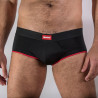 MACHO - MS24R KRÓTKIE MASZYNY CIEMNOCZERWONE XL