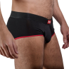 MACHO - MS24R KRÓTKIE MASZYNY CIEMNOCZERWONE XL