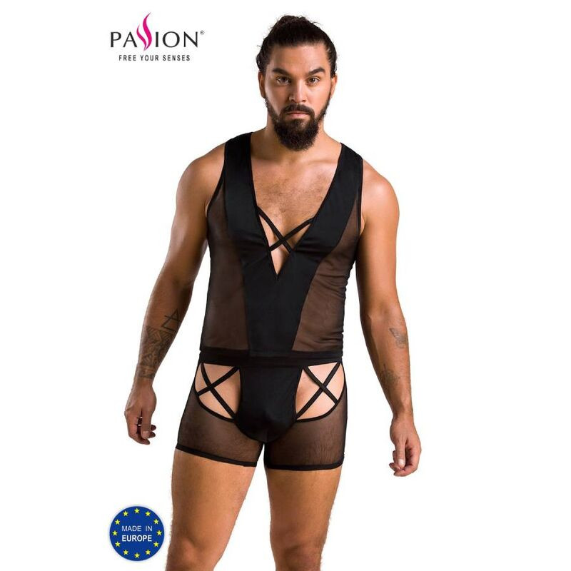 PASSION - 054 OSCAR SET NOIR L/XL PASSION - 054 OSCAR SET NOIR L/XL