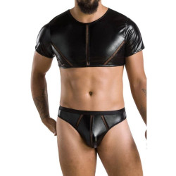 PASSION - 057 ZESTAW PETER BLACK L/XL