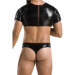 PASSION - 057 ZESTAW PETER BLACK L/XL