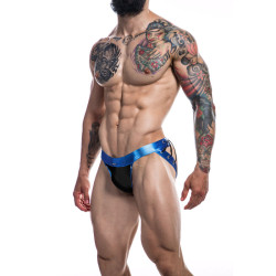 CUT4MEN - JOCKSTRAP DESIRE NIEBIESKA SKORA XL