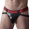 MACHO - MX25RC JOCK CZERWONA SKORA XL