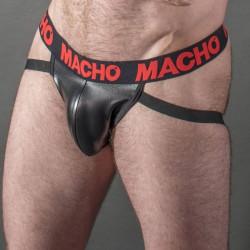 MACHO - MX25RC JOCK CZERWONA SKORA XL