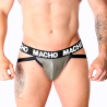 MACHO - MX27GR JOCK CUIR GRIS BEIGE M