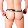 MACHO - MX27GR JOCK CUIR GRIS BEIGE M