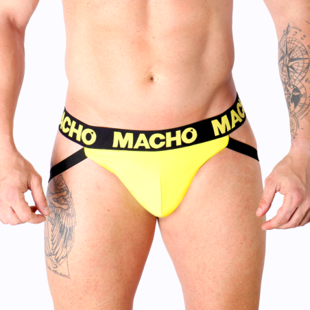 MACHO - MX25A JOCK LYCRA ZÓLTY XL