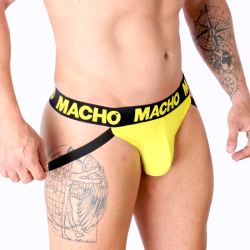 MACHO - MX25A JOCK LYCRA ZÓLTY XL