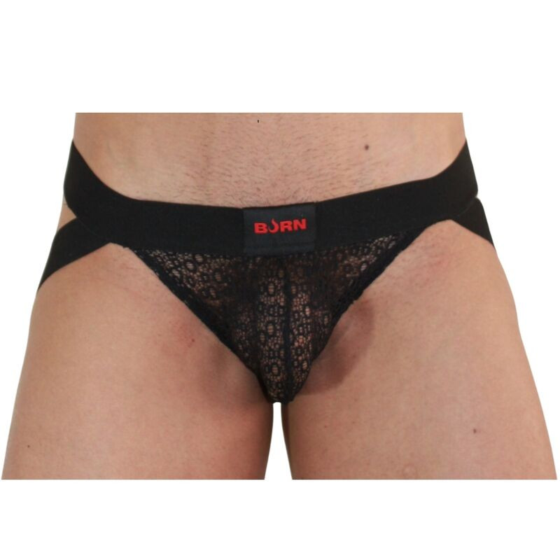 BURN - 005 JOCK LINGERIE NERO M