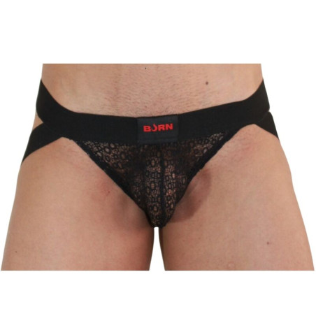 BURN - 005 JOCK LINGERIE CZARNA XL
