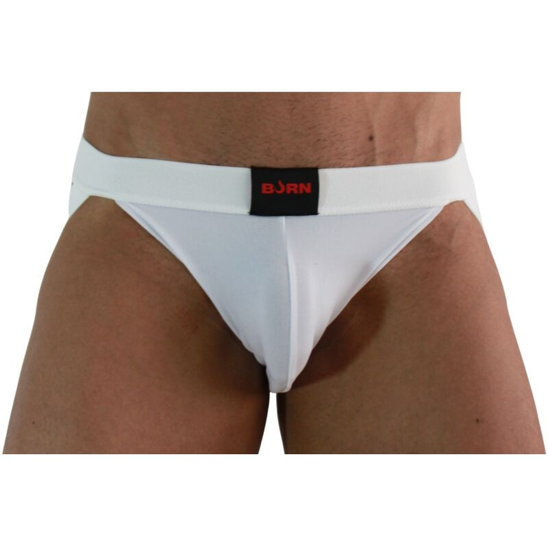 BURN - 007 JOCK LYCRA BIAŁY XL
