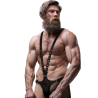 FETISH SUBMISSIVE ATTITUDE - IMBRACATURA IN ECOPELLE A FORMA DI V PER UOMO