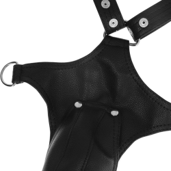 FETISH SUBMISSIVE ATTITUDE - IMBRACATURA IN ECOPELLE A FORMA DI V PER UOMO