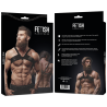 FETISH SUBMISSIVE ATTITUDE - ARNÊS DE PEITO DE COURO ECOLÓGICO BRIGADE MASCULINO